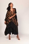 Itajime Silk Dune Robe - Comet