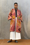 Kashmiri Crewel Duster - Rose