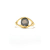 Evil Eye Ring - Labradorite