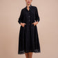 Mandarin Collar Button Dress