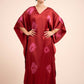 Satin Silk Gol Bandhni Kaftan