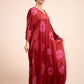 Satin Silk Gol Bandhni Kaftan
