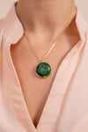 Carved Pendant Necklace