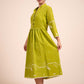 Green Jamdani Dress