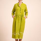Green Jamdani Dress