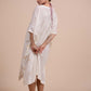 Ivory Short Jamdani Kaftan
