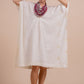 Ivory Short Jamdani Kaftan