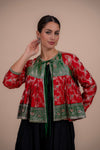 Laali - Vintage Silk Crop Top | Jacket