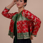 Laali - Vintage Silk Crop Top | Jacket