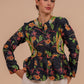 Vintage Kantha Peplum Jacket