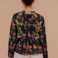Vintage Kantha Peplum Jacket