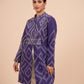 Vintage Kantha Long Jacket- Purple