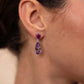 Amethyst | Ruby Earrings