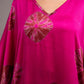 Satin Silk Gol Bandhni Kaftan