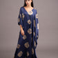 Satin Silk Gol Bandhni Kaftan