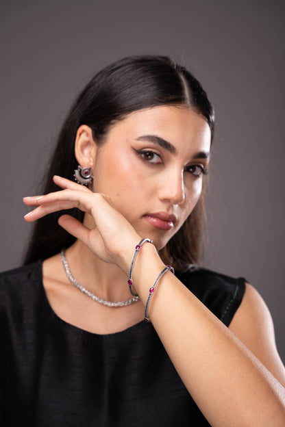 Kemp Stone Bangles (Pair)