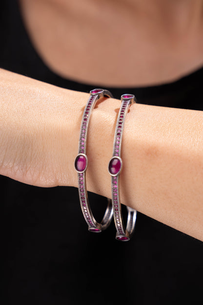 Kemp Stone Bangles (Pair)