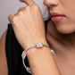 Silver Stone Bangle