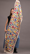 Kantha Silk Scarf