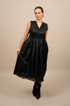 Tussar Silk Pleat Dress | Jacket