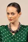 Intricate Designed Silver Balls Necklace