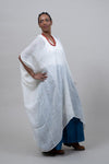 Linen Jamdani Dune Robe