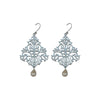 Filigree Pearl Danglers