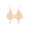 Filigree Pearl Danglers