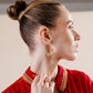 Tourmaline Hoop Earrings