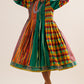 Riya - Cotton Silk Upcycled Saree Dress