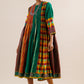 Riya - Cotton Silk Upcycled Saree Dress
