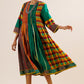 Riya - Cotton Silk Upcycled Saree Dress