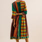Riya - Cotton Silk Upcycled Saree Dress