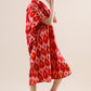Ikat Buttoned Kaftan (Free Size)