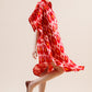 Ikat Buttoned Kaftan (Free Size)