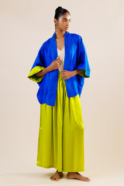 Dupion Silk (Reversible) Short Jacket