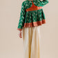 Ria - Vintage Katan Silk Crop Top | Jacket