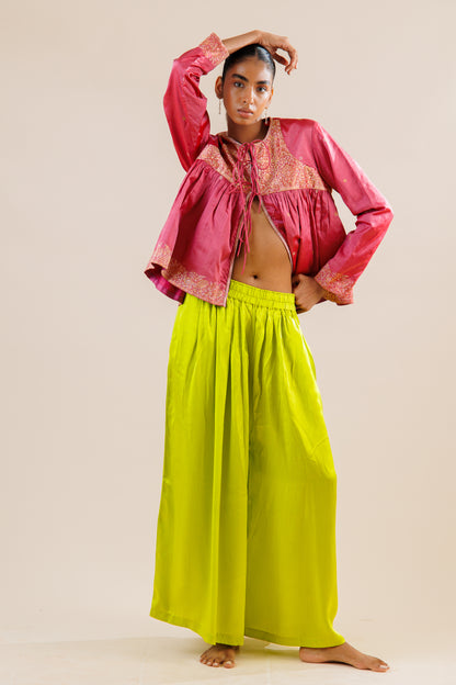 Silk Satin Palazzos