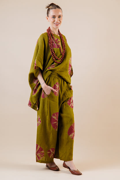 Bandhni Gol Poncho Top (Free Size)