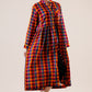 Checkered Button Shirt Dress