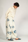 Bandhni Gol Linen Pants