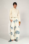 Bandhni Gol Linen Pants