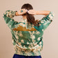 Vintage Kantha Quilt Bomber
