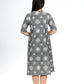 Grey Pom Pom Dress