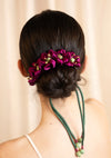 Purple Silk Gajra (Garland Hair Tie)