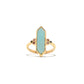 Aqua Chalcedony Ring