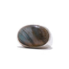 Oval Labradorite Ring