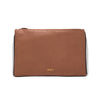 Leather Envelope Pouch - Brown | Black