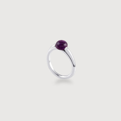 Cabochan Amethyst Ring