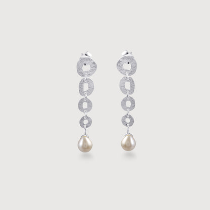 Hammered Discs Earrings